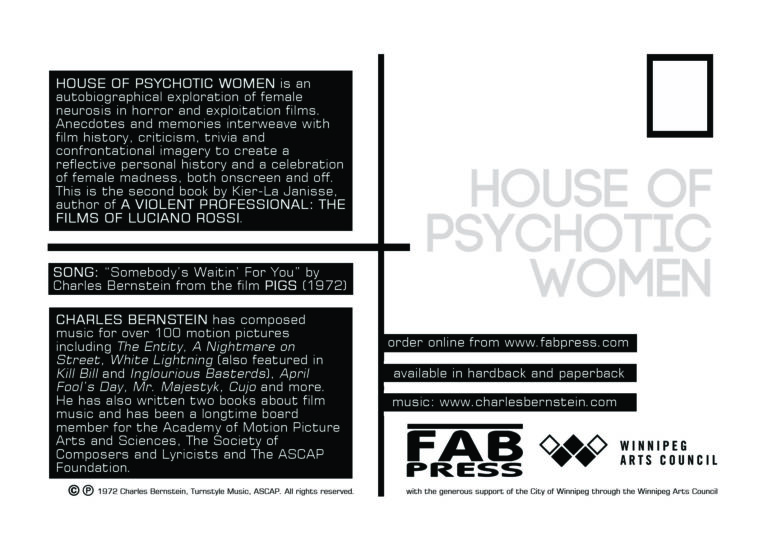 house of psychotic women expanded edition
